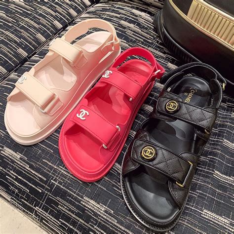 mens chanel slides|chanel dad sandals 2020.